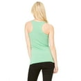 thumbnail image 2 of The Bella + Canvas Ladies Triblend Racerback Tank Top - GREEN TRIBLEND - S, 2 of 4