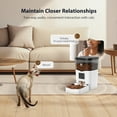 thumbnail image 2 of IMIPAW 101oz Smart Automatic Cat Feeder 3L WIFI and HD Camera Dog Pet Food Dispenser 10S Voice Recorder, 2 of 8