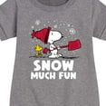 thumbnail image 3 of Peanuts - Snoopy and Woodstock Snow Much Fun - Toddler And Youth Girls Fleece Dress, 3 of 6