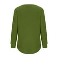 thumbnail image 4 of Otvok Womens Tops Autumn Winter Shirts Solid Pullover Long Sleeve Blouse, 4 of 6