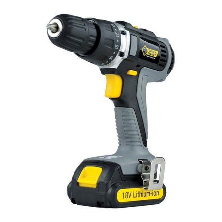 UPC: 0843518087169 | Steel Grip 2504686 18V 0.37 in. Keyless Cordless Drill & Driver