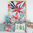 thumbnail image 3 of Designart 'VIntage Tropical Flowers IV' Traditional Framed Art Print, 3 of 4
