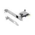 thumbnail image 1 of OKN 2.5GBase-T PCIe Network Adapter RJ45 LAN Controller up to 2500 Mbps PCI Express Gigabit Ethernet Card with Standard and Low-Profile Brackets Support Windows and Windows Server, 1 of 15