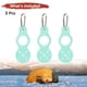 thumbnail image 4 of Clip de hebilla para botella de agua Uxcell [3PCS] - Soporte para taza de agua con gancho para toalla - [Verde - Silicona - 3.81IN] Soporte portátil y seguro para botellas, 4 of 6