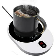 MQFORU Coffee Mug Warmer for Desk, Smart Coffee Warmer with 5 Temperature Setting, 1 to 12 Hours Timing Function,