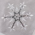 thumbnail image 4 of OVZME Christmas Table Placemats Set of 4 with Sequins Embroidery Grey Place Mats for Dining Table Xmas Holiday Tabletop Decor, Winter Farmhouse Table Decorations 13 X 19 Inch, 4 of 6