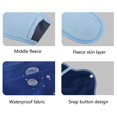 thumbnail image 4 of 8pcs Portable Foldable Cotton Menstrual Pads Washable Period Cloths With Zippered Storage Bag Friendly Period Products, 4 of 4