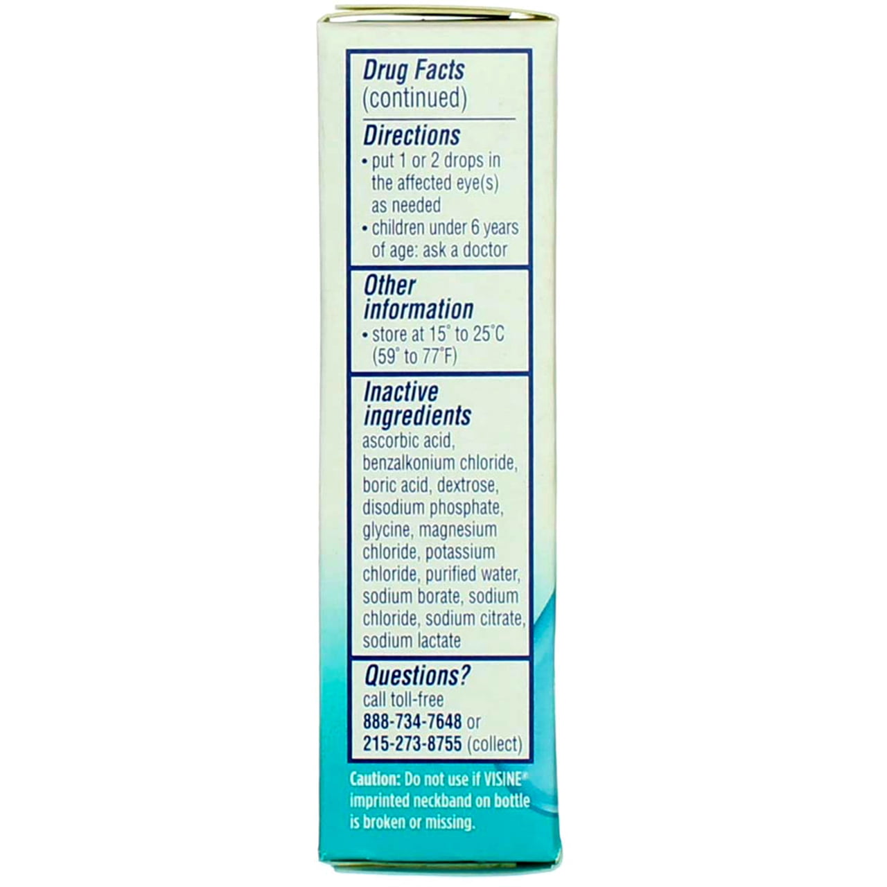 Visine Tears Lubricant Eye Drops for Dry Eye Relief, 0.5-Ounce Bottles Pack of 3