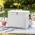 thumbnail image 5 of Insulated Reusable Lunch Bag Adult Large Lunch Box for Women and Men with Adjustable Shoulder Strap,Front Zipper Pocket and Dual Large Mesh Side Pockets, 5 of 6