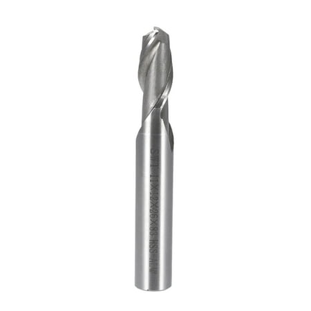 

11mm Cutting Spiral Drill Bit Straight End Mill Cutter 2 Flute 12mm Shank