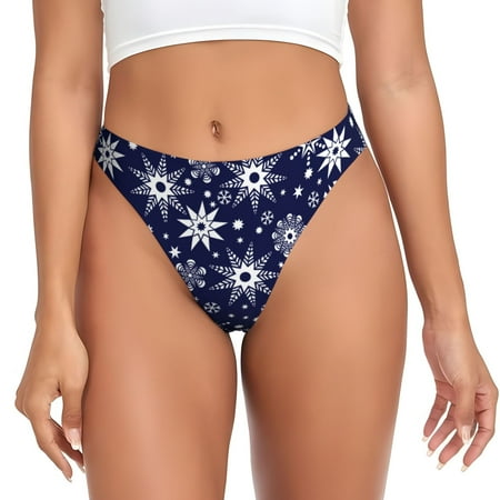 Sigee Snowflakes2 for Women s G-String Sexy  Low Rise  Soft Lace Perfect for Special Occasions-XX-Large