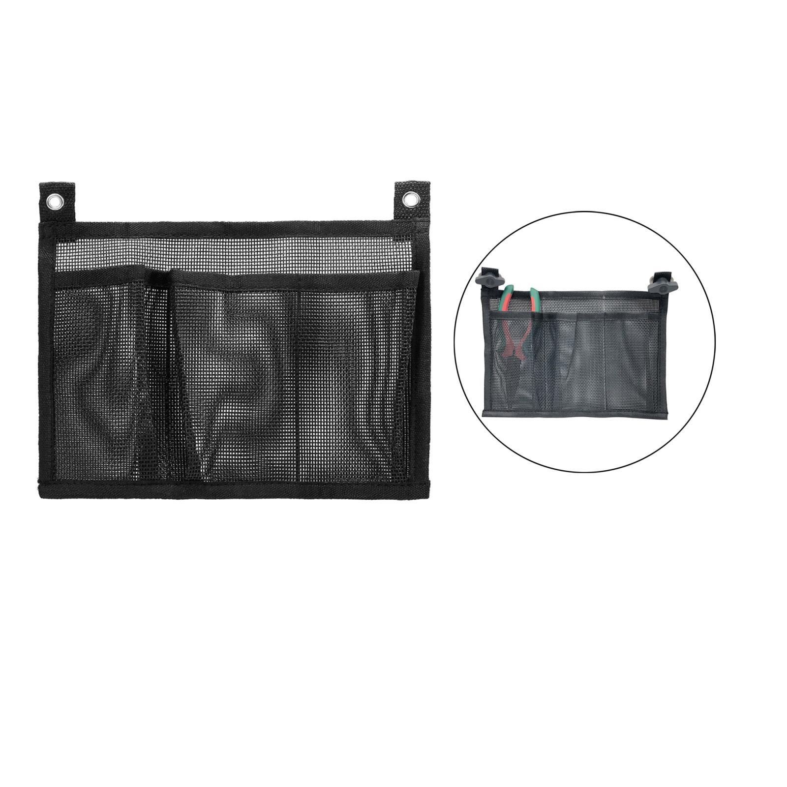 Axioma 2x Nylon Mesh Pouch, Drawstring Bags for Travel, Camping Hammock, Kayak, Fishng Boat Tools Tackles Gear Storage Accessories