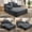 Dark Gray, variant on LLappuil Chaise Lounge Chair Indoor, Corduroy Boneless Sofa Bed, Deep Seat Sleeper Couch Reading Chairs, Cloud Sofas Couches for Living Room, No Assembly Required Beige
