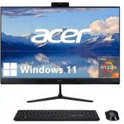 Acer Aspire 27" IPS FHD All-in-One Desktop Computer | AMD 8-Core Ryzen 7 5825U (Up to 4.5GHz) | 32GB RAM, 1TB SSD | WiFi 6E, Bluetooth 5.3 | Wireless KB & Mouse