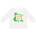 thumbnail image 3 of Inktastic My Memaw Loves Me Grandson Dinosaur Boys Long Sleeve Toddler T-Shirt, 3 of 5