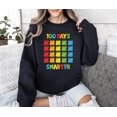thumbnail image 2 of Vinyta 100 Days Smarter Unisex T-Shirt/Sweatshirt/Hoodie - Fun Gift for Teachers and Kids, 2 of 5