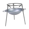 thumbnail image 2 of davian Foyer de Camping Extérieur Feu de Camp Cuisson Portable Foyer en Fer Trépied Conception Stable Convient pour Rassemblement Randonnée Barbecue Fête VR 38cmx30cmx40cm, 2 of 8