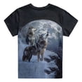 thumbnail image 5 of CONROSES Boys Short Sleeve Tshirts Wolf Graphic Y2K Summer T-Shirts Tee Tops, Sizes 1-2 Years, 5 of 5