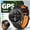 Black Orange, variant on Men's Outdoor Adventure Smartwatch, GPS Precision Positioning, IPX8‑3ATM Waterproof, 1.46" IPS Display, Multi‑Sport Tracking, Call & Message Alerts, Compatible with Android & iPhone, Christmas Gift