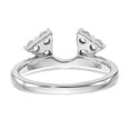 thumbnail image 5 of 14K White Gold Ring Band Wedding Diamond, Lab Grown Round, Size 7, 5 of 7