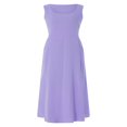 thumbnail image 1 of Robe Longue Maxi Bohème pour Femmes, Décontractée, Sans Manches, Robe Longue, Robes d'Été de Plage pour Dames, 1 of 8