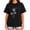 Black-21, variant on Breast Cancer Awareness Dandelion Ribbon Graphic Short Sleeve T-Shirt for Women