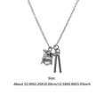 thumbnail image 4 of 2 Pcs Pops Gifts Rock Drum Necklace Creative Drum Set Necklace Drummer Gifts Men Graduation Party Favor, 4 of 4
