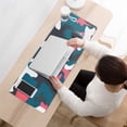 thumbnail image 3 of Pink Blue White Black Camouflage&nbsp;pad Mousewaterproofnon Slip&nbsp;for Office Home Work GamingmousepadRubber Base Mousepad with Stitched Edges 31.5x11.8inches, 3 of 7