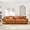 Orange, variant on 125.98 Inch Sailing Design Modular Sectional Cloud Sofa with Storage, Modern Deep Seat Couch w/Throw Pillows & Removable Backrest for Living Room Bedroom Apartment,Orange