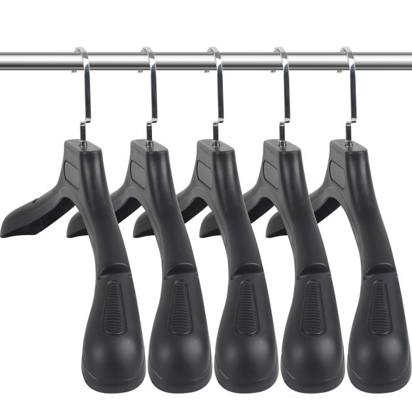 Colgador de ropa DEDU, 15 unidades, plástico antideslizante de 45 x 24 x 5 cm