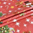 thumbnail image 2 of Plastic Christmas Tablecloth Square Silver Vinyl Christmas Table Cloth Xmas Table Cover with Snowman for Party (60'''' x 60'''', Snowman), 2 of 6