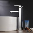 thumbnail image 2 of ESATTO LLAVE MONOMANDO PARA BAÑO ALTO CUADRADO CROMO MZA039C, 2 of 3