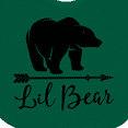thumbnail image 4 of Inktastic Lil Bear Boys Cute Baby Boys Baby Bib, 4 of 4