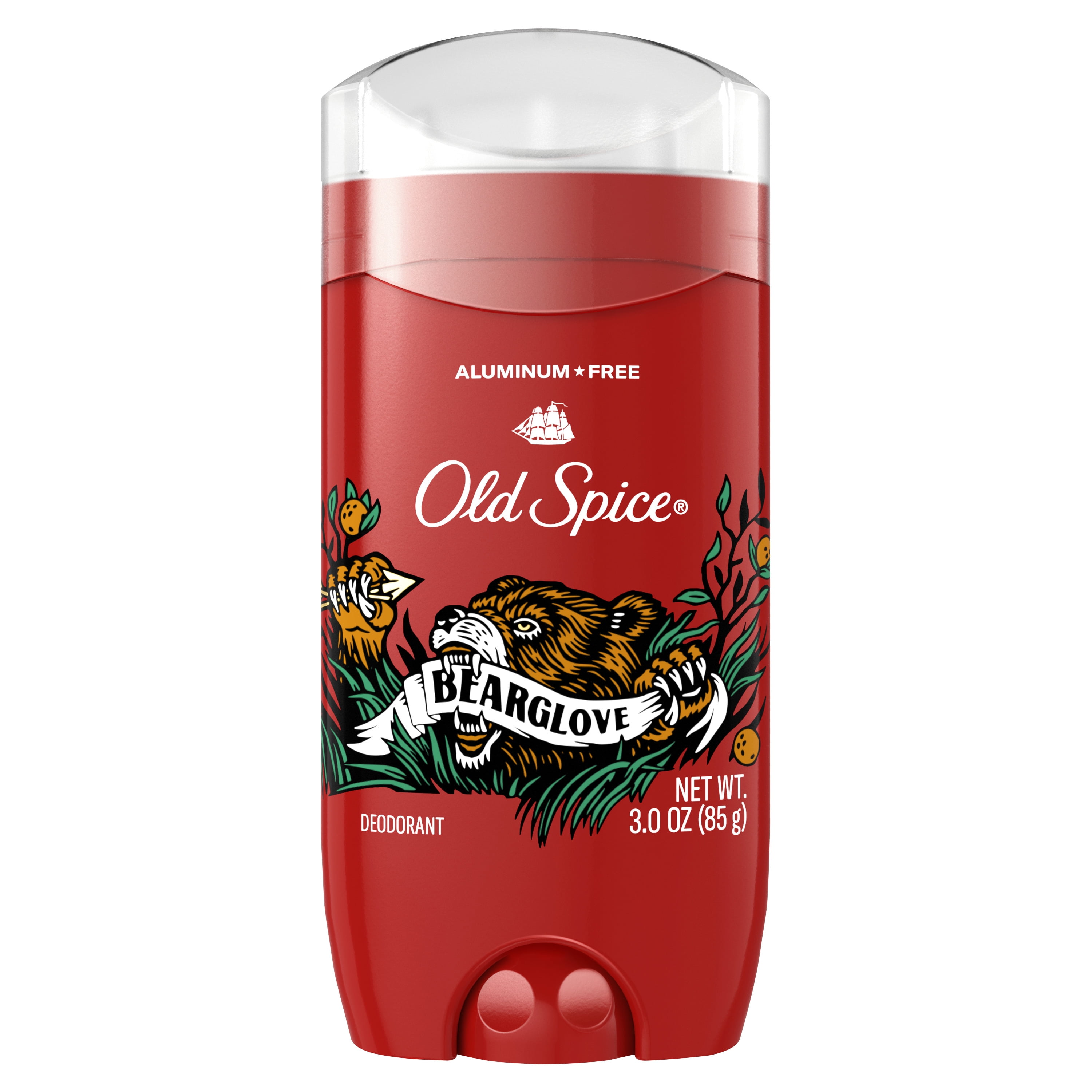 Old Spice Aluminum Free Deodorant for Men, Bearglove, 48 Hr. Protection, 3.0 oz