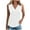 White, variant on Fanxing Hot Pink Women's Summer Tank Tops Dressy Casual Blouses L Hide Belly Curvy Sleeveless Shirts （Women's S-2XL)