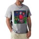 thumbnail image 1 of Camiseta de marca para hombre y niña camisa de fanart rojo cuello redondo lisa a la moda, 1 of 7