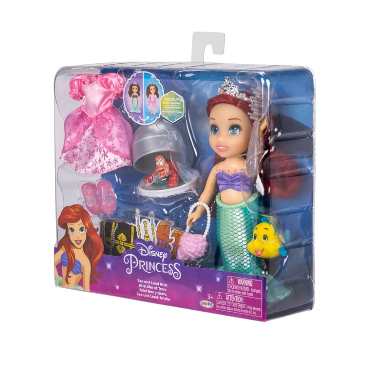 Disney Princess Ariel Petite Deluxe Doll Set - Walmart.com