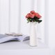 thumbnail image 5 of Ramo de novia de boda de flor de rosa artificial de 10 cabezas, ramo de flores de simulación de oficina en casa, rosa falsa, rosa roja tholdsy HA7036-06B, 5 of 5
