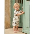 thumbnail image 5 of BemeyourBBs Toddler Baby Boy Mallard Duck Outfit Infant Baby Boys Summer Clothes Short Sleeve Duck Cattle Print T Shirt Tops and Shorts Set Toddler Baby Boys Summer Outfit, 5 of 9
