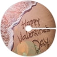 thumbnail image 1 of FMSHPON Happy Valentine's Day Beach Xmas Christmas Tree Skirt Stand Mat for Holiday Party Decoration Indoor Outdoor 48 inches, 1 of 6
