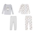 thumbnail image 2 of Le Top Baby Boy & Toddler Boy 4 Pc Mixed Pajama Set, 2 Long Tops 2 Long Bottoms, Sizes 12 Months-4T, 2 of 2