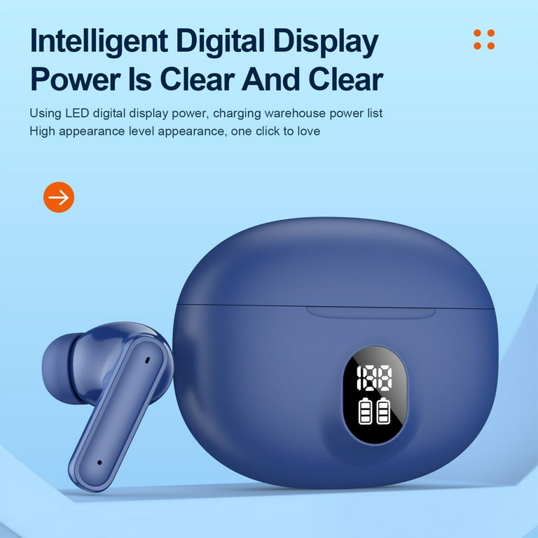 Wireless Earbuds Bluetooth 5.3 Headphones, Noise Cancelling