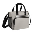 thumbnail image 1 of Hielera promocional impermeable con bolsillos frontales-Solari gris 26.5 x 22.5 x 17, 1 of 3