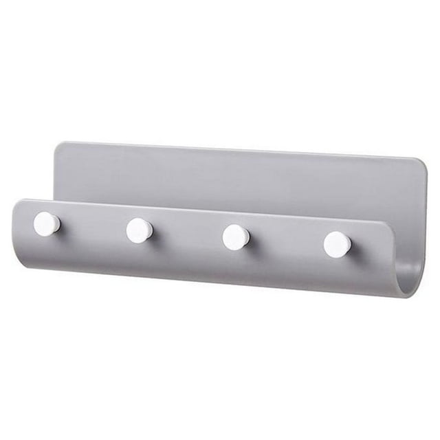 1 Piece Plastic Hook Free Hole Wall-mounted Storage Rack Home Creative Key Frame Porch Cap with Storage Box
