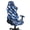 Blue Lightning Marble Print, variant on HELLHERO Pixel Dinosaur Cityscape 4 Pcs Gaming Chair Covers with Armrest Cover for Gamer, Spandex Computer Chair Cover Stretch Stretchable Armrest Covers for Office