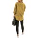 thumbnail image 4 of Txlixc Blusa vaquera de moda femenina, solapa de color sólido, botón de manga larga, blusa vaquera suelta Txlixc moda, 4 of 9