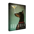 thumbnail image 3 of Trademark Fine Art Ryan Fowler Doberman Martini Canvas Wall Art - 14x19, 3 of 5