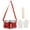 Red, variant on Troglfold Children's Toy 11" Children's Marching Snare Drum Set with Strap, Sticks, Gloves - Bright Red,11.81"X11.81"X5.71"