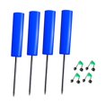 thumbnail image 3 of 4 soportes para cañas de pescar, universales, portátiles, de PVC. Azul, 3 of 8