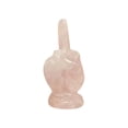 thumbnail image 1 of Figura de cristales del dedo medio Estatua divertida del dedo medio de cristal, decoración del dedo medio, estatua de bolsillo tallada a mano Decoración de cristal del dedo medio, 1 of 9